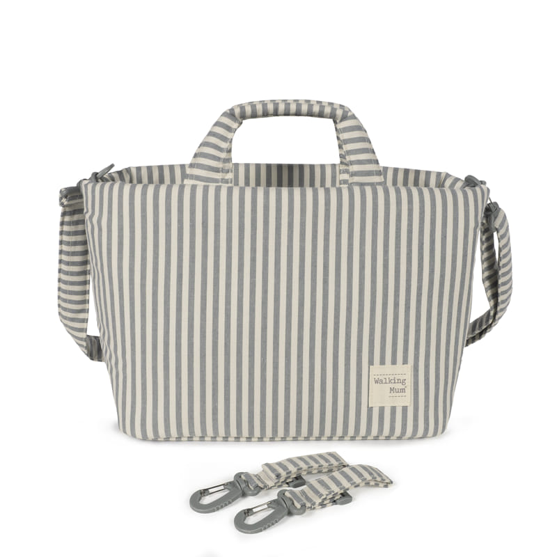 Borsa Cambio con Fasciatoio Praliné Stripes MATCHA