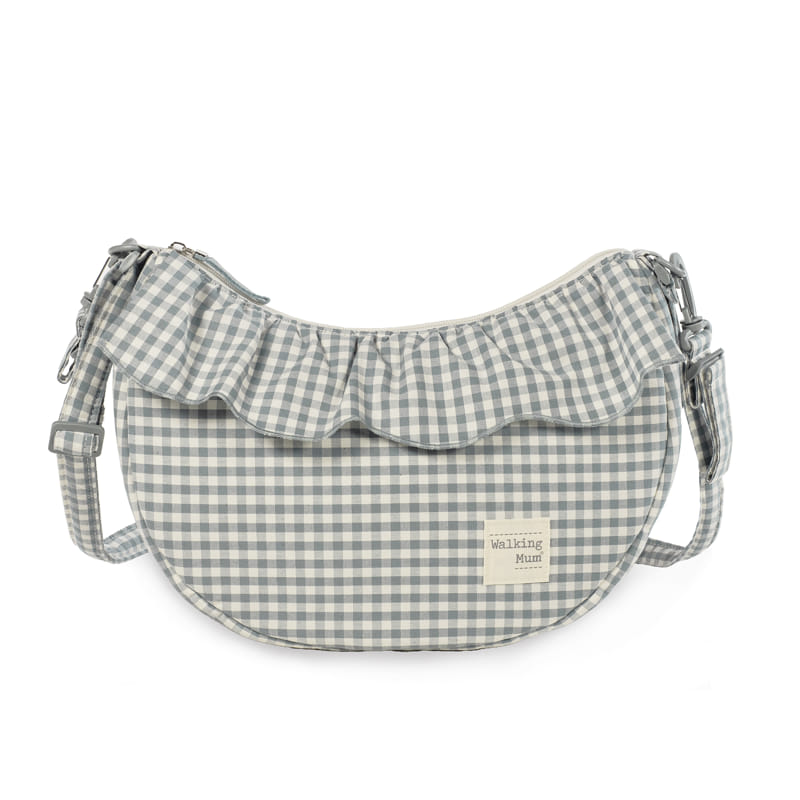 BORSA A TRACOLLA GONDOLA PRALINÉ VICHY MATCHA
