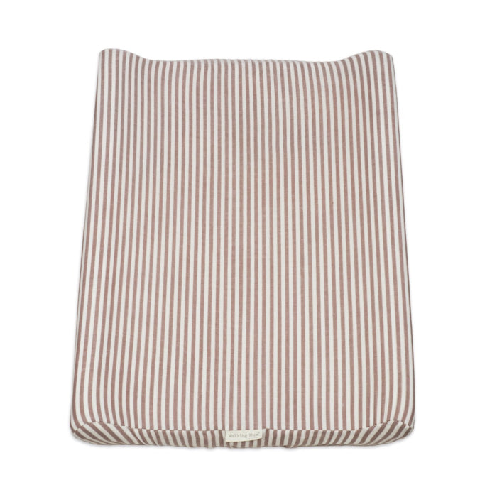 Fasciatoio Home con fodera Pasito a Pasito WM Praliné Strisce Moka 50x70