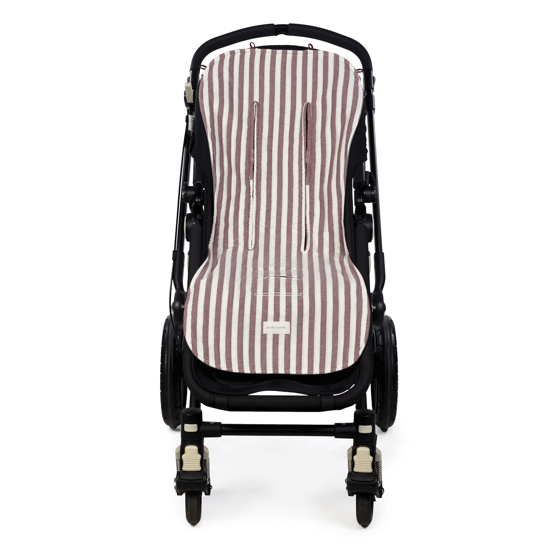 Walking Mum Materassino Cherry Strisce, a colorful striped fashion accessory featuring vibrant cherry patterns.