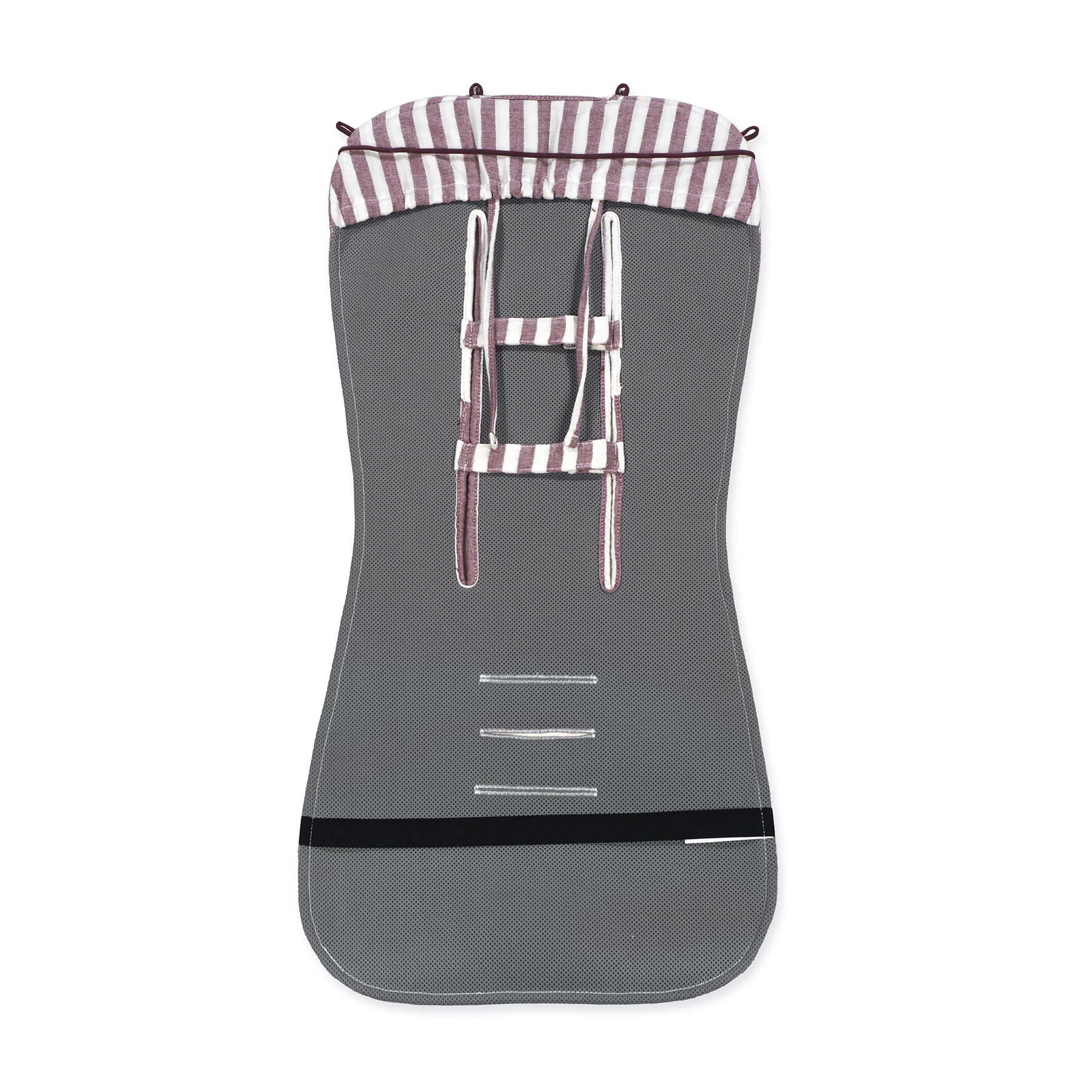 Walking Mum Materassino Cherry Strisce moda, colorful striped fabric with soft padding, ideal for stylish comfort and everyday use