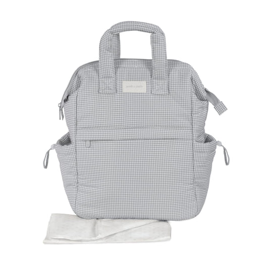 ZAINO LITTLE BLOOM VICHY GRIGIO - Pasito