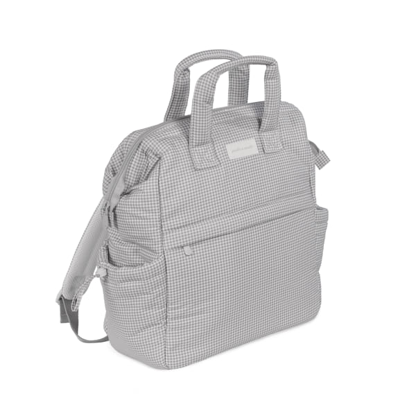 Cova - ZAINO LITTLE BLOOM VICHY GRIGIO - Pasito