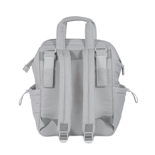 Cova - ZAINO LITTLE BLOOM VICHY GRIGIO - Pasito
