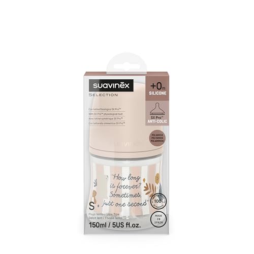 Biberon +0 Mesi Flusso Lento Wonderland Rosa 150 ml