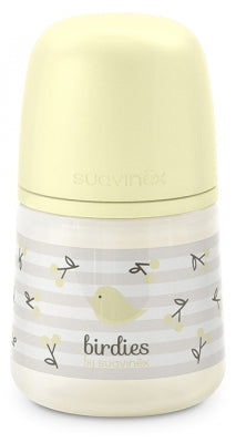 Biberon Birdies Con Tettarella Simmetrica A Flusso Lento 150 ml da 0 Mesi Neutro