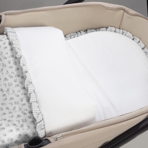 Sacco Nanna Culla E Carrozzina Little Bloom Fiori Grigio TOG 2.5