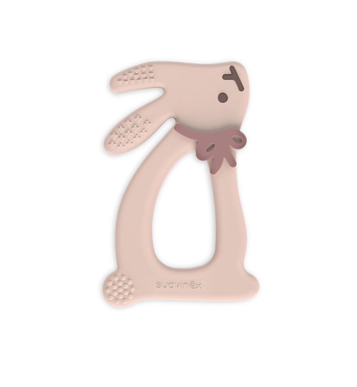 Anello Dentizione In Silicone Wonderland Coniglio Rosa