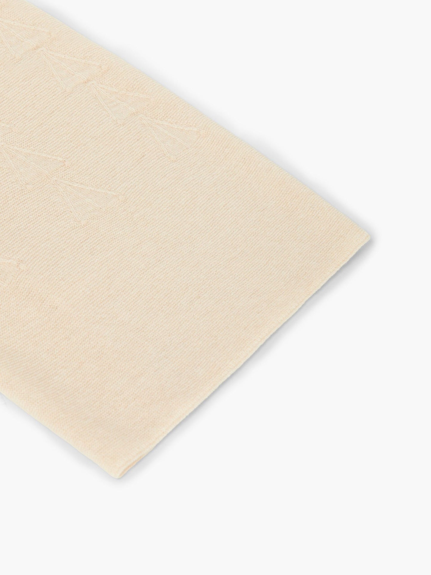 Coperta lavorata a maglia in misto lana e cashmere | SERENITY