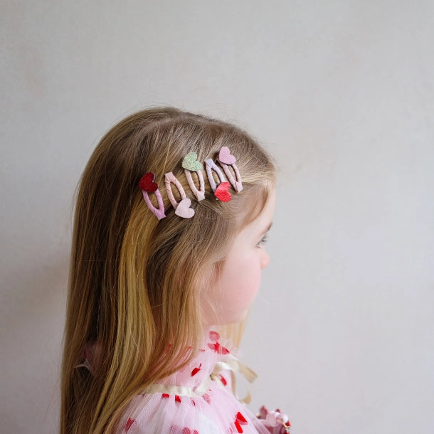 Mimi&Lula Floral Florence Clips featuring delicate floral design and gold-tone metal clips for elegant hair styling.