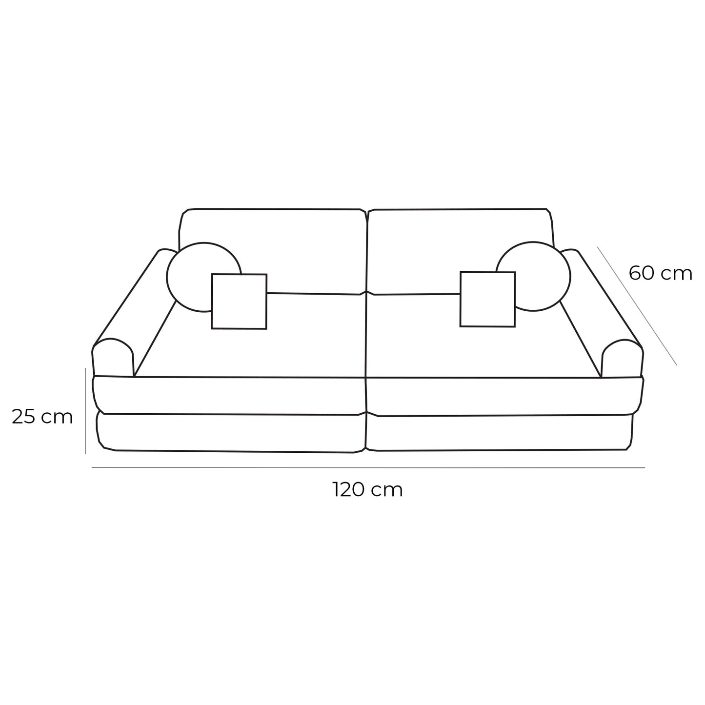 Cechi-Pocket Sofa Plus Aesthetic Ecru