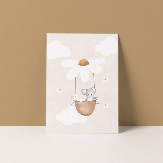Cartolina | Topo e anatra