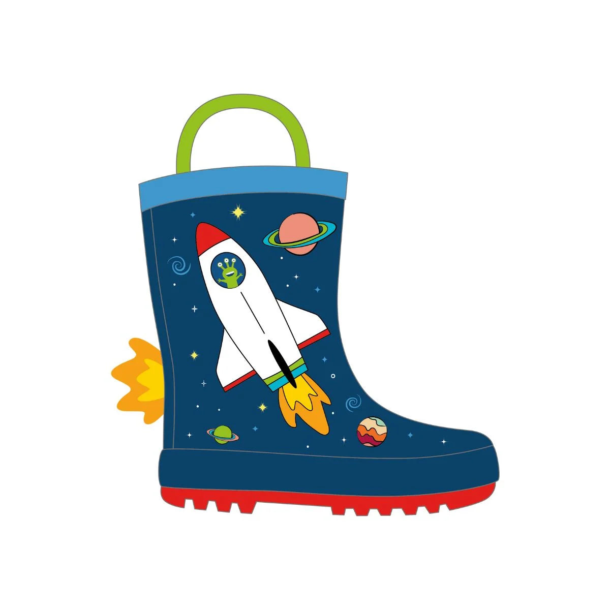 Rain Boot Astro Space - Mr tiggle