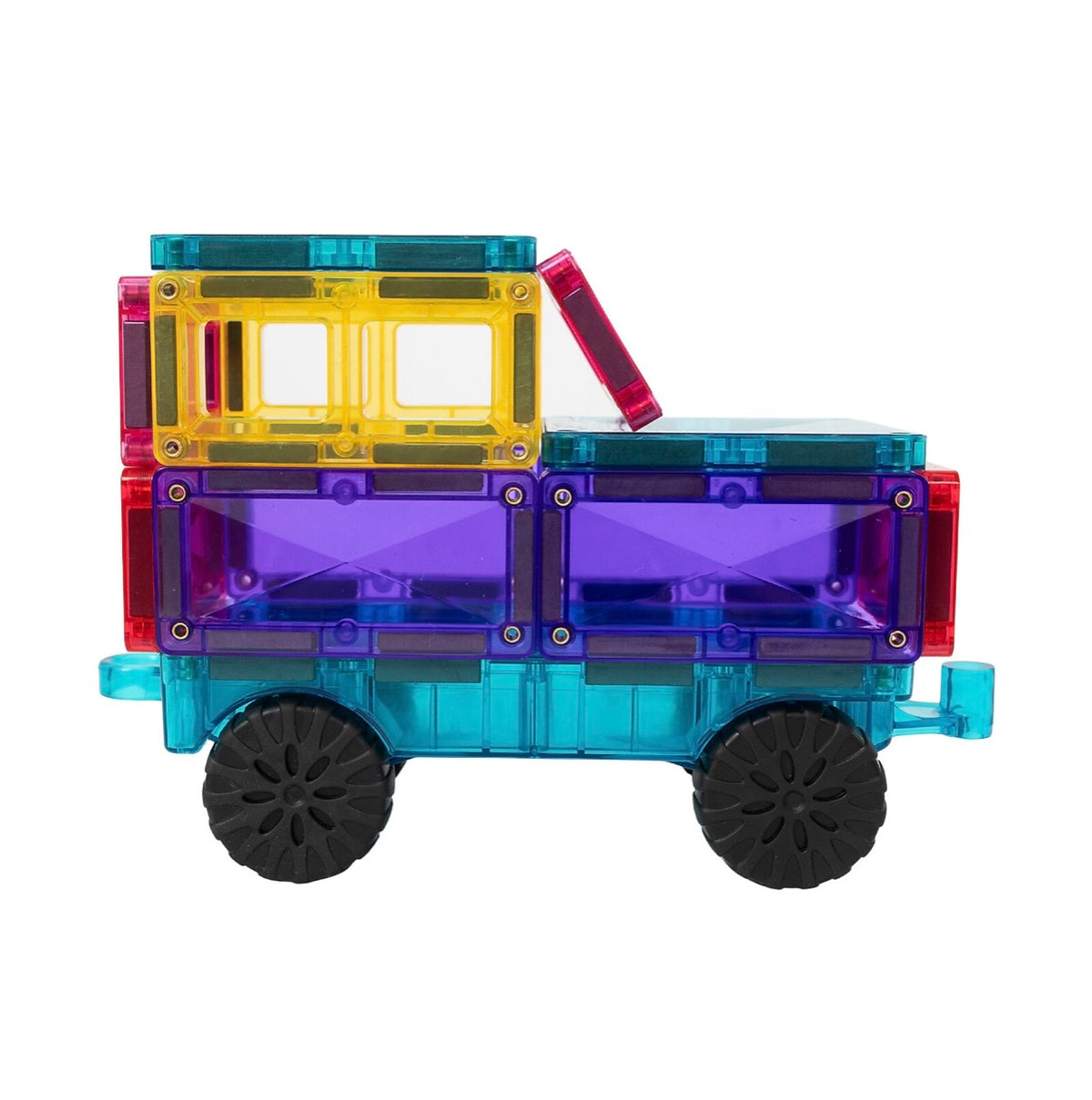 Connetix - 26 Pezzi - Pacco Movimento - Bright - 100% Plastica ABS Atossica - Apprendimento STEM!