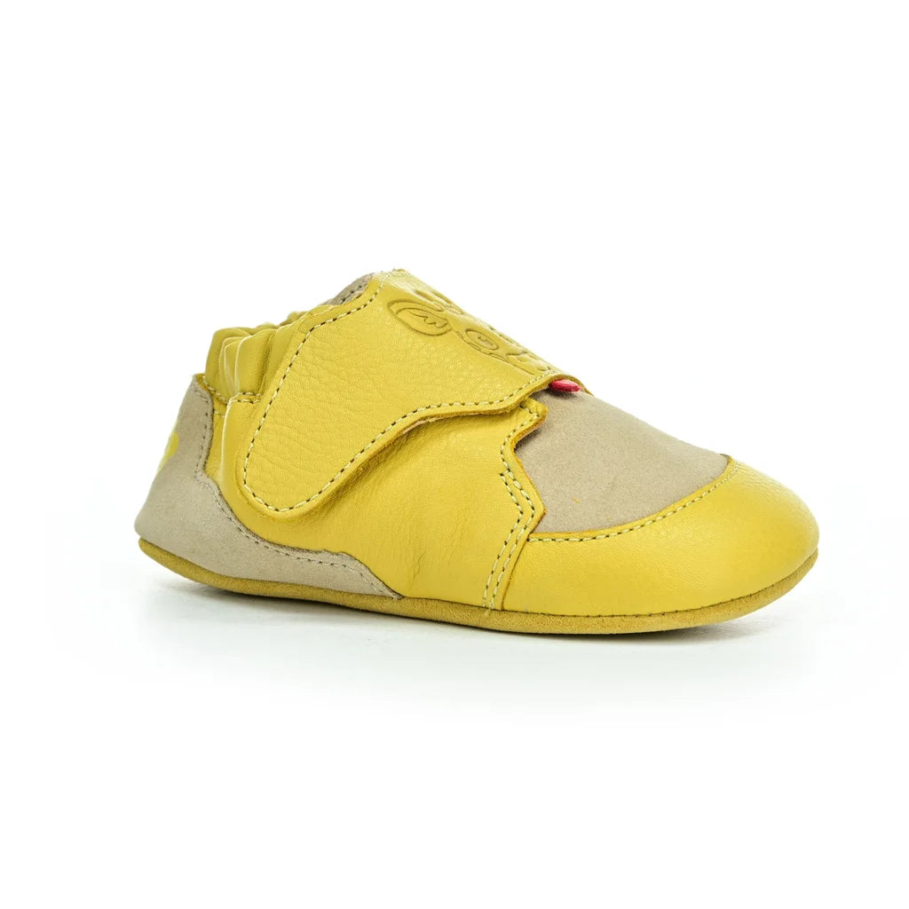 Affenzahn Leather Giraffe Yellow