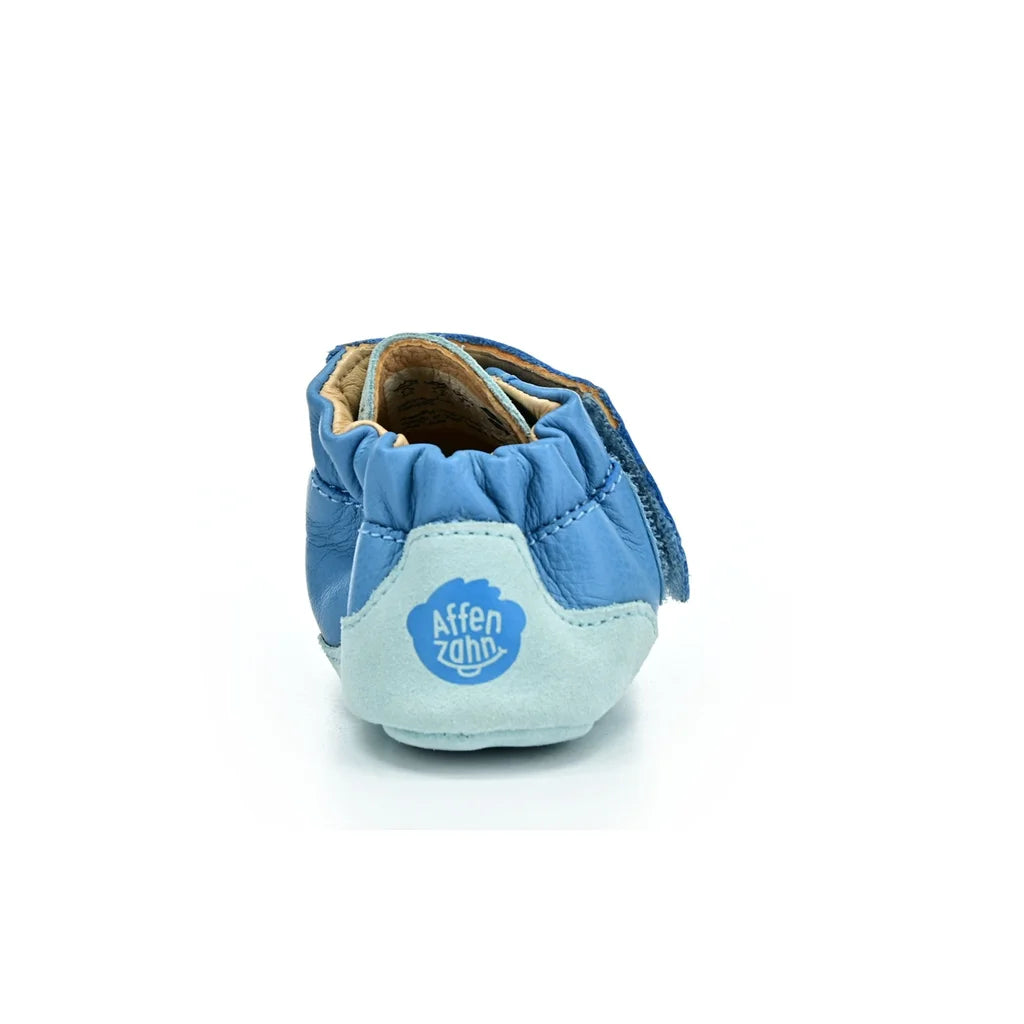 Affenzahn Leather Shark Blue