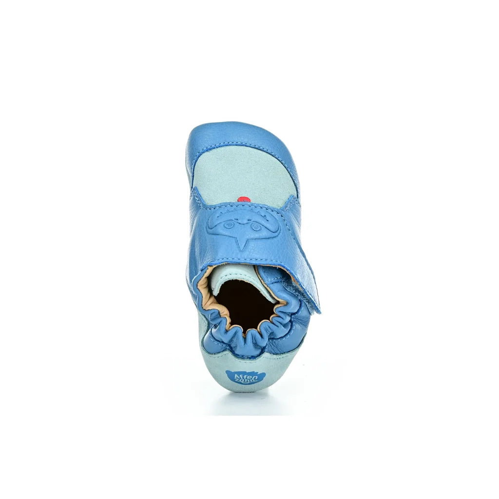 Affenzahn Leather Shark Blue