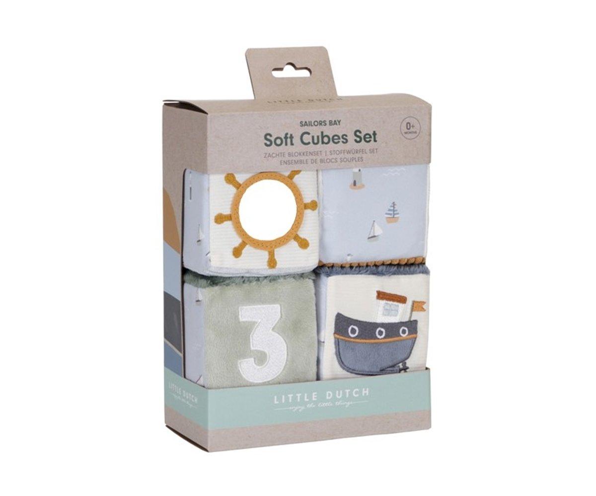 Little Dutch - Soft blocks  Cubi morbidi (4pezzi)  sailor bay