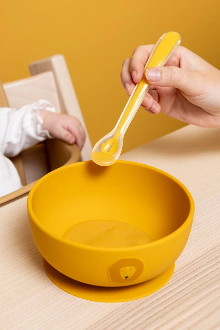 Set di 3 cucchiai per l'alimentazione - Mr. Lion
