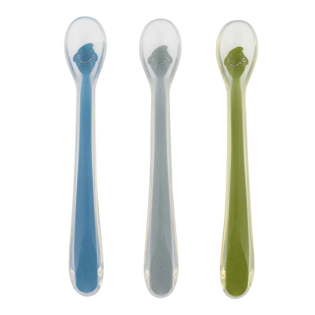 Set di 3 cucchiai per l'alimentazione - Mr. Shark