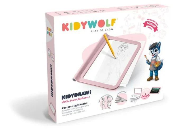 Kidydraw-Pro Portable Light Tablet Pink