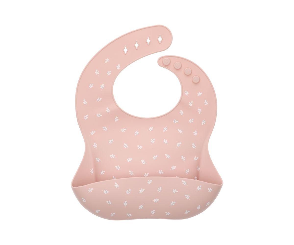 Bavaglio silicone Tutete Leaves Pink