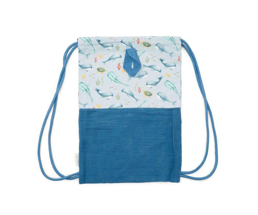 Sacca-Zaino da spiaggia Personalizzabile Multicolor Ocean Sea Life
