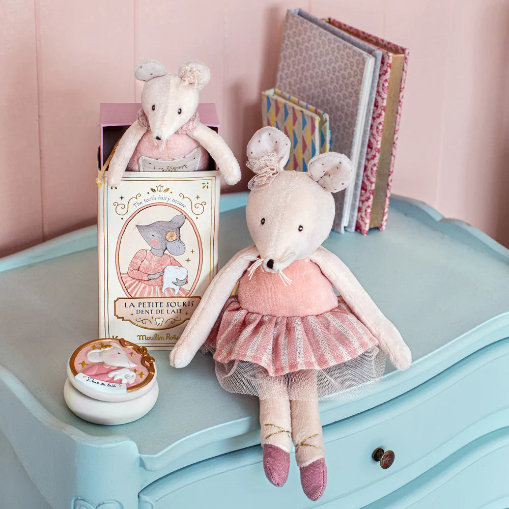 Peluche topo rosa - Moulin Roty