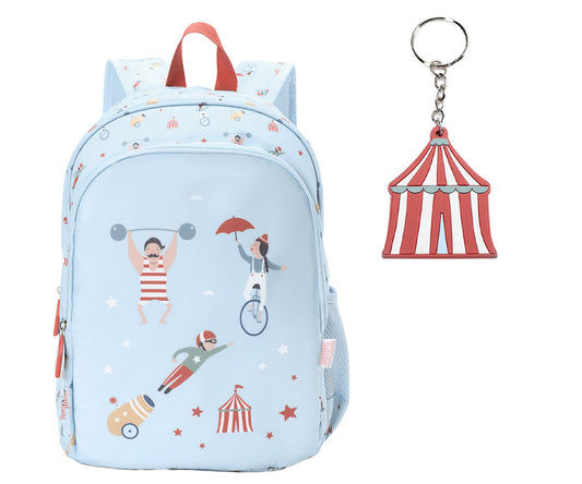 Zainetto Medio Tutete Circus Show + Portachiavi Personalizzabile