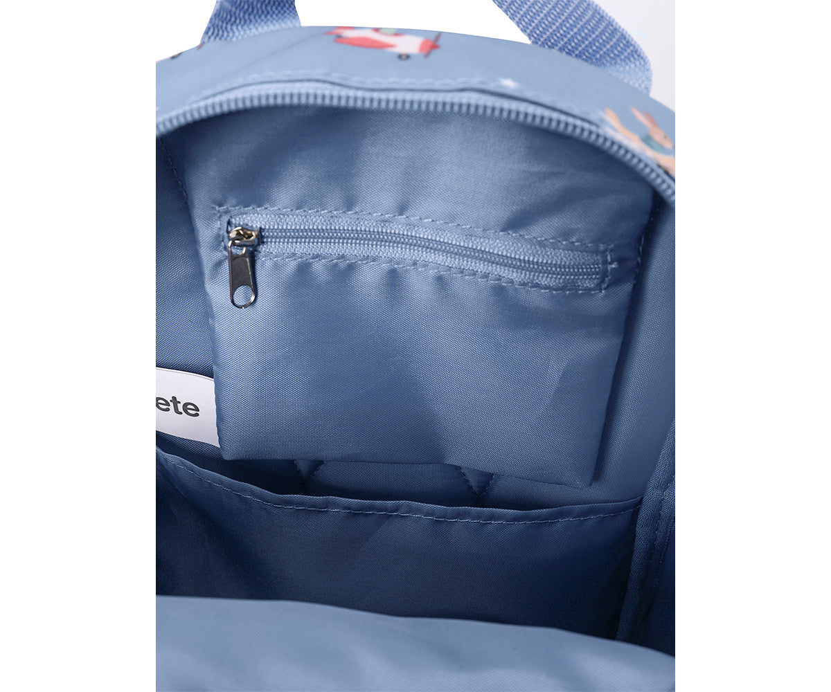 Personalized Tutete Planes backpack for back to school, featuring colorful airplane designs on a durable fabric.