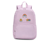 Zaino Solid Color Lavender+6 Toppe Autoadesive Happy Day