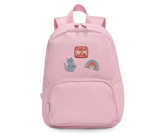 Zaino Solid Color Pink+6 Toppe Autoadesive Fantasy