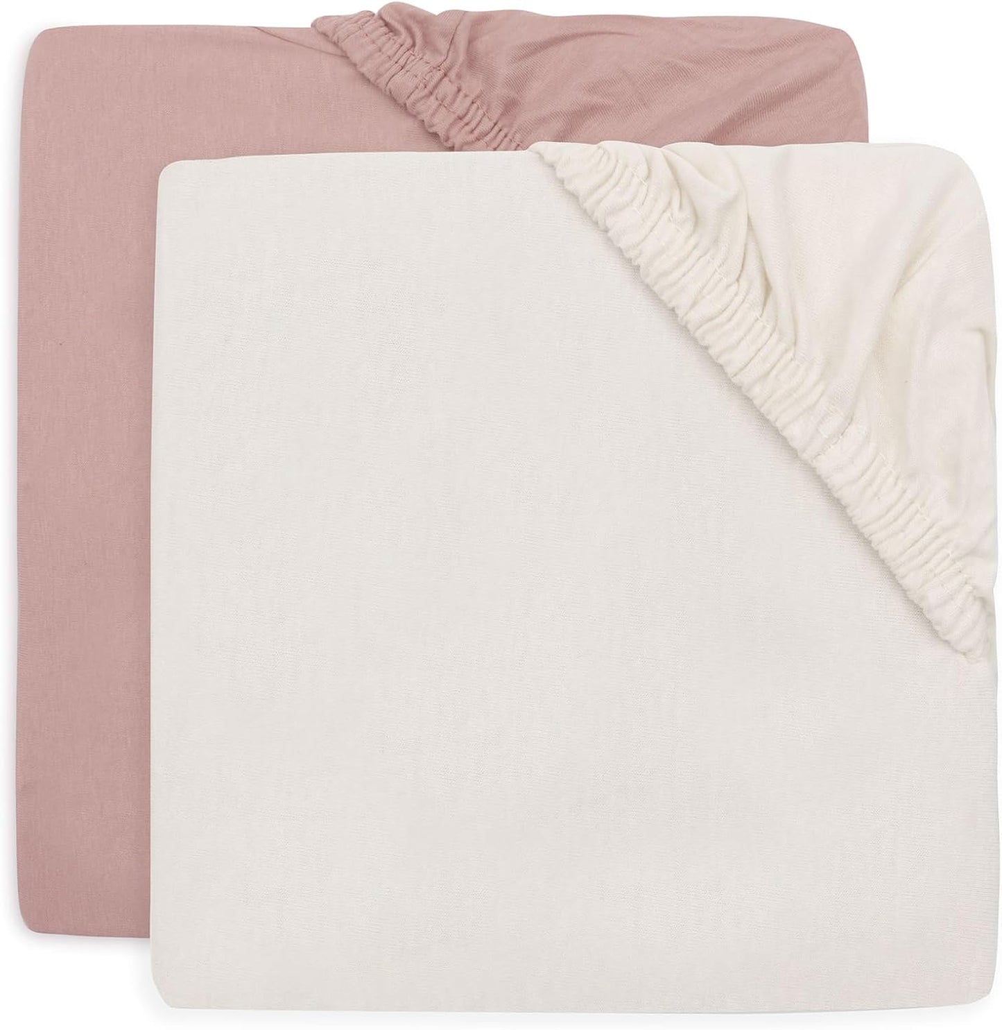 Canu - 2 lenzuolini 70x140 jollein rose pink /ivory