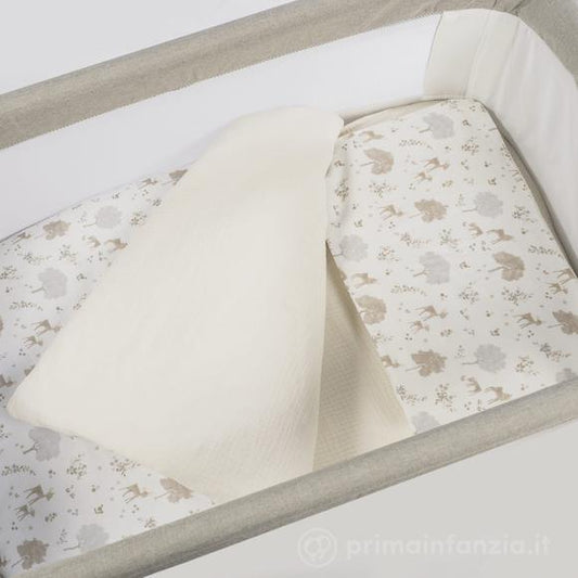 Vilu -  Piumino Per Culla + Lenzuolo Con Angoli + Cuscino 90x50 Cm Nara