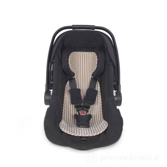 Materssino per seggiolino auto universale Praliné Righe Mocha