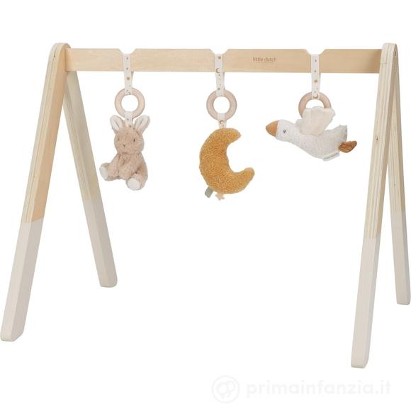 Damal-Palestrina in legno - Beige - Newborn Naturals