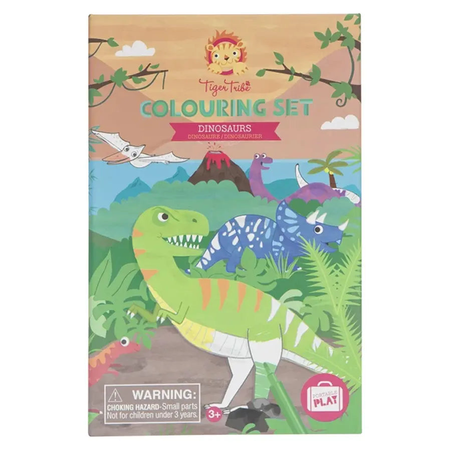 Tiger Tribe - Colouring Sets Dinosaur