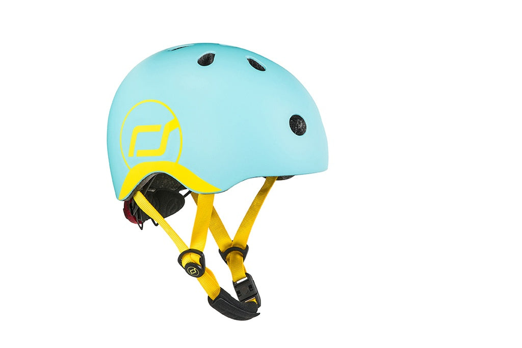 Scoot and  Ride  Helmet steel casco celeste XXS-S: circonferenza  45 – 51cm