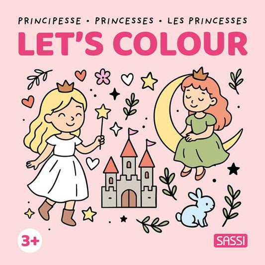 Principesse-Princesses-Les princesses Libro da colorare 3+