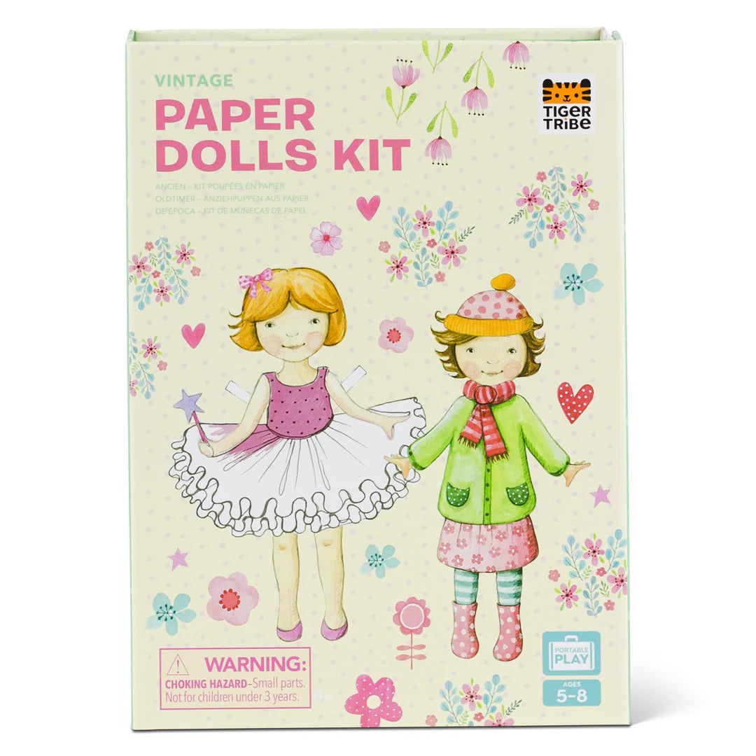 Tiger Tribe - Paper Dolls Kit - Vintage