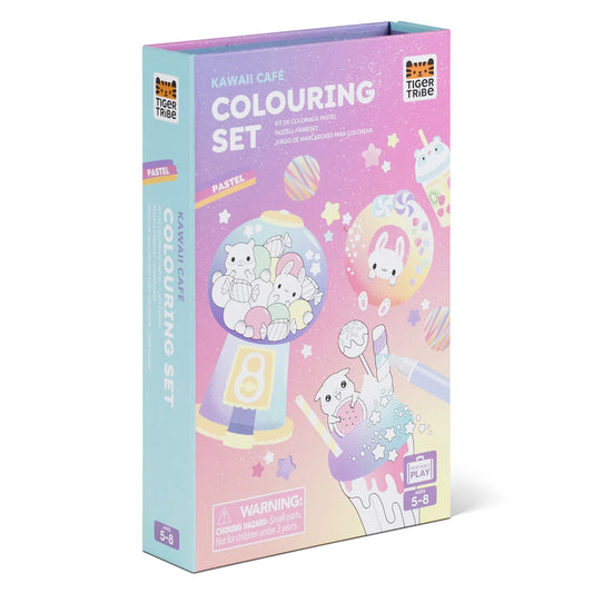 Tiger Tribe Shimmer Colouring Set - Pastel - Kawaii cafè