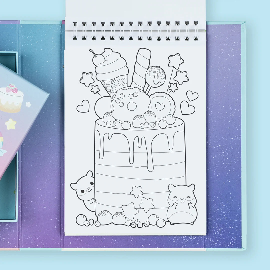 Tiger Tribe Shimmer Colouring Set - Pastel - Kawaii cafè