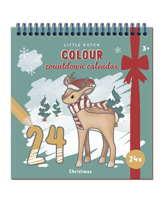 Libro da colorare Calendario dell'Avvento