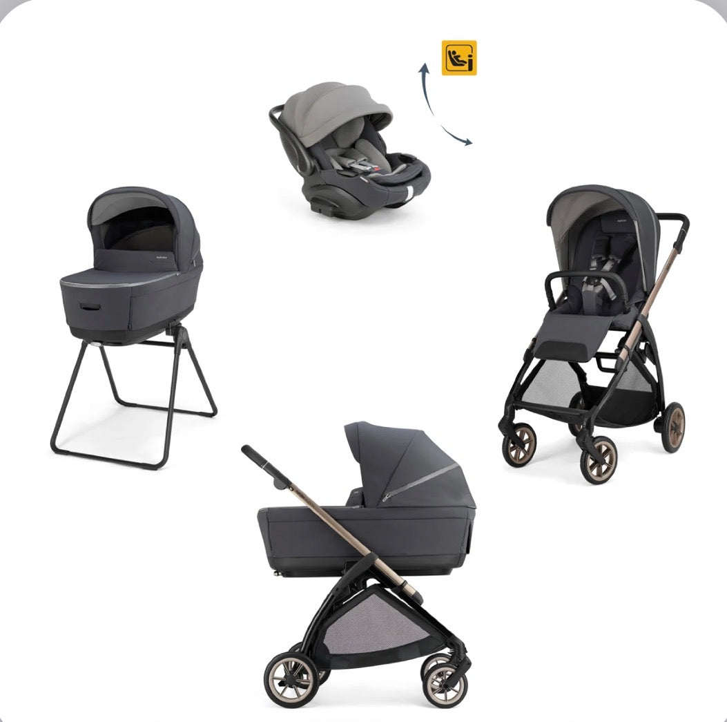Electa System 4 in 1 ovetto darwine recline - Garage Grey - Inglesina (Collezione 2026)