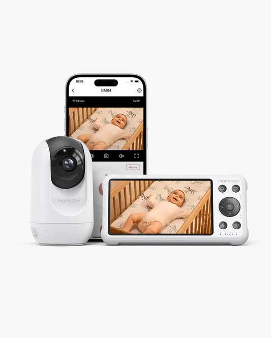 Momcozy Baby Monitor intelligente a doppia modalità da 5 pollici - BM04