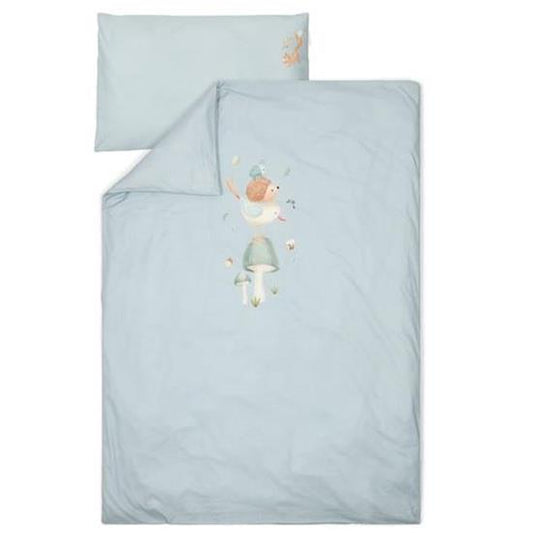 Copripiumino per letto 200x90 Forest Friends Denim Blue