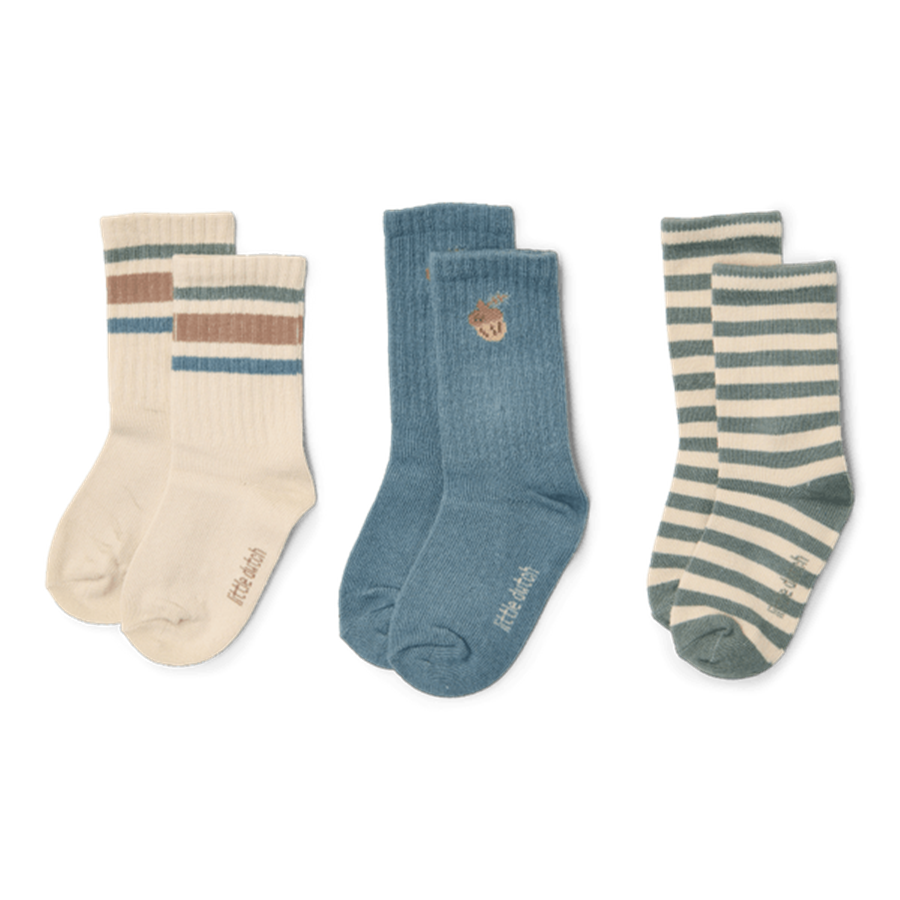 Calzini Little Dutch confezione da 3 multicolor