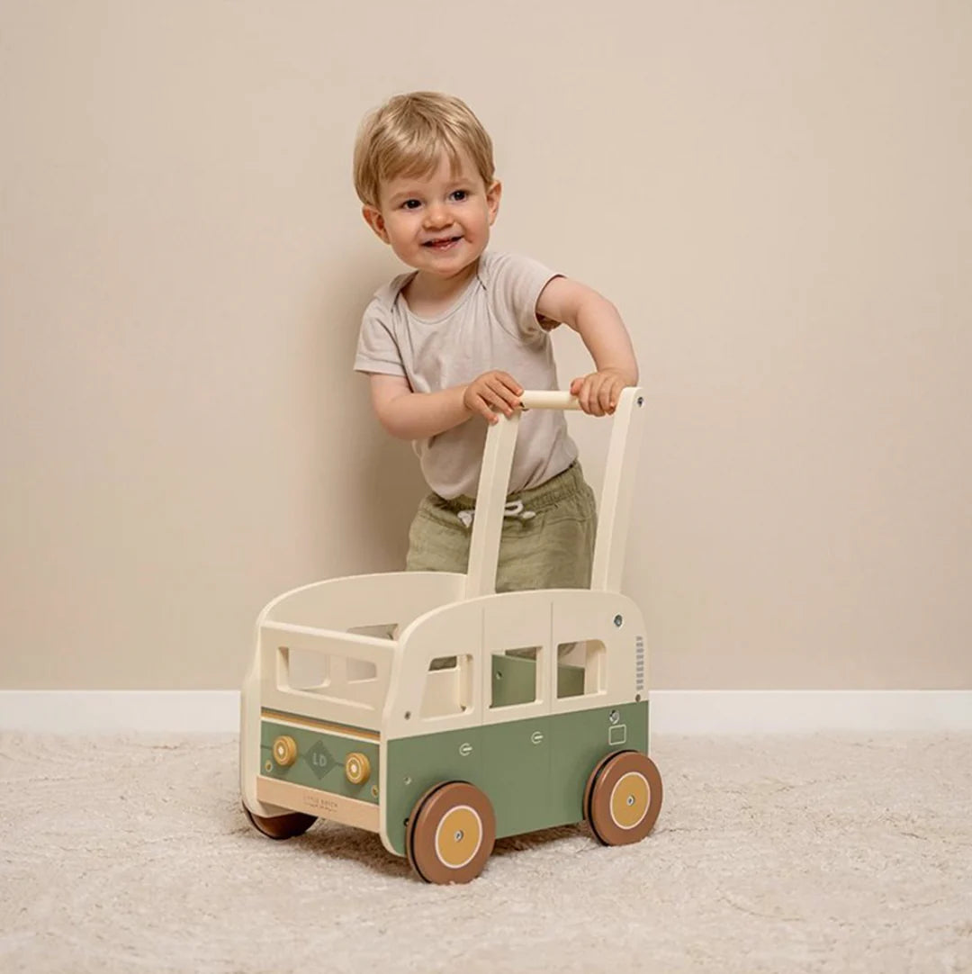 Carrellino primi passi Campervan Vintage FSC