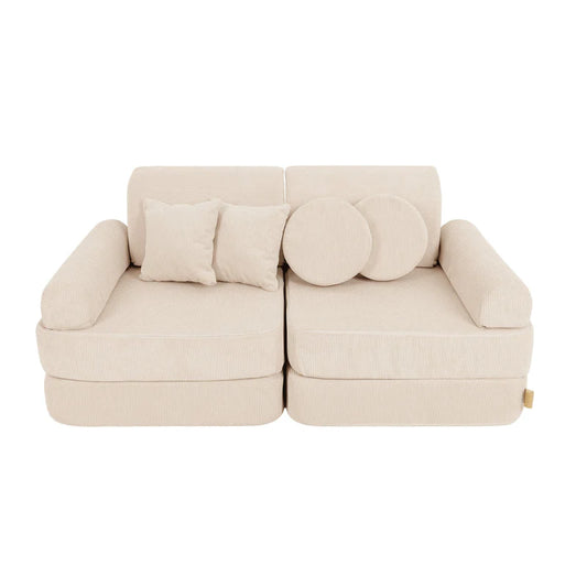 GG - Divano modulare Play Sofa Plus - 10 elementi | Slimcord - Il colore verrà successivamente scelto dai genitori.