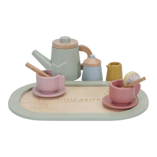 Tea Set - Wooden tea service set 2